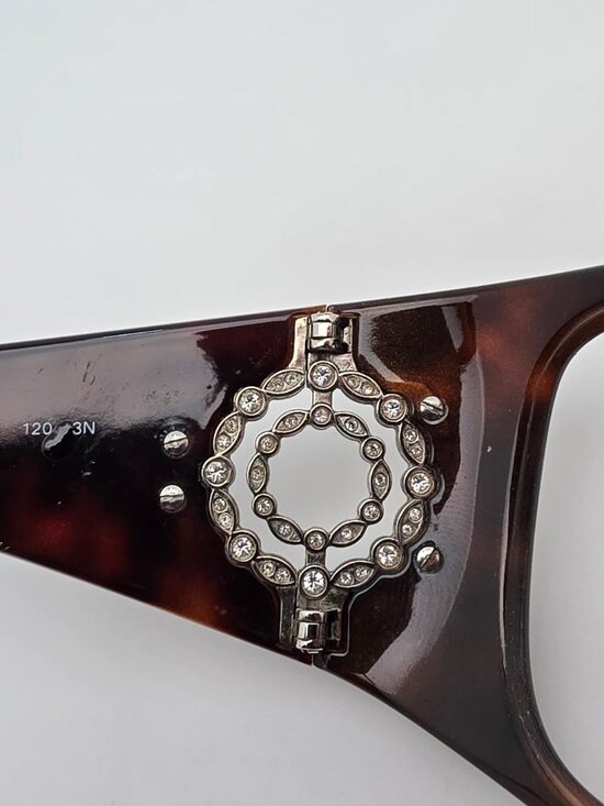 Tiffany & Co. TF4004-B 8032/3G Tortoise Rhinestone Sunglasses Frame w/ Case 63mm main image 12